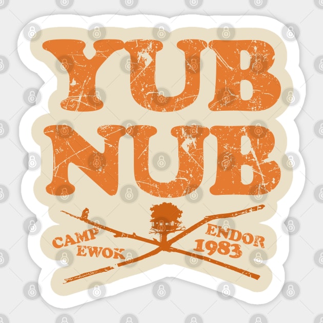 Yub Nub V2 Sticker by PopCultureShirts